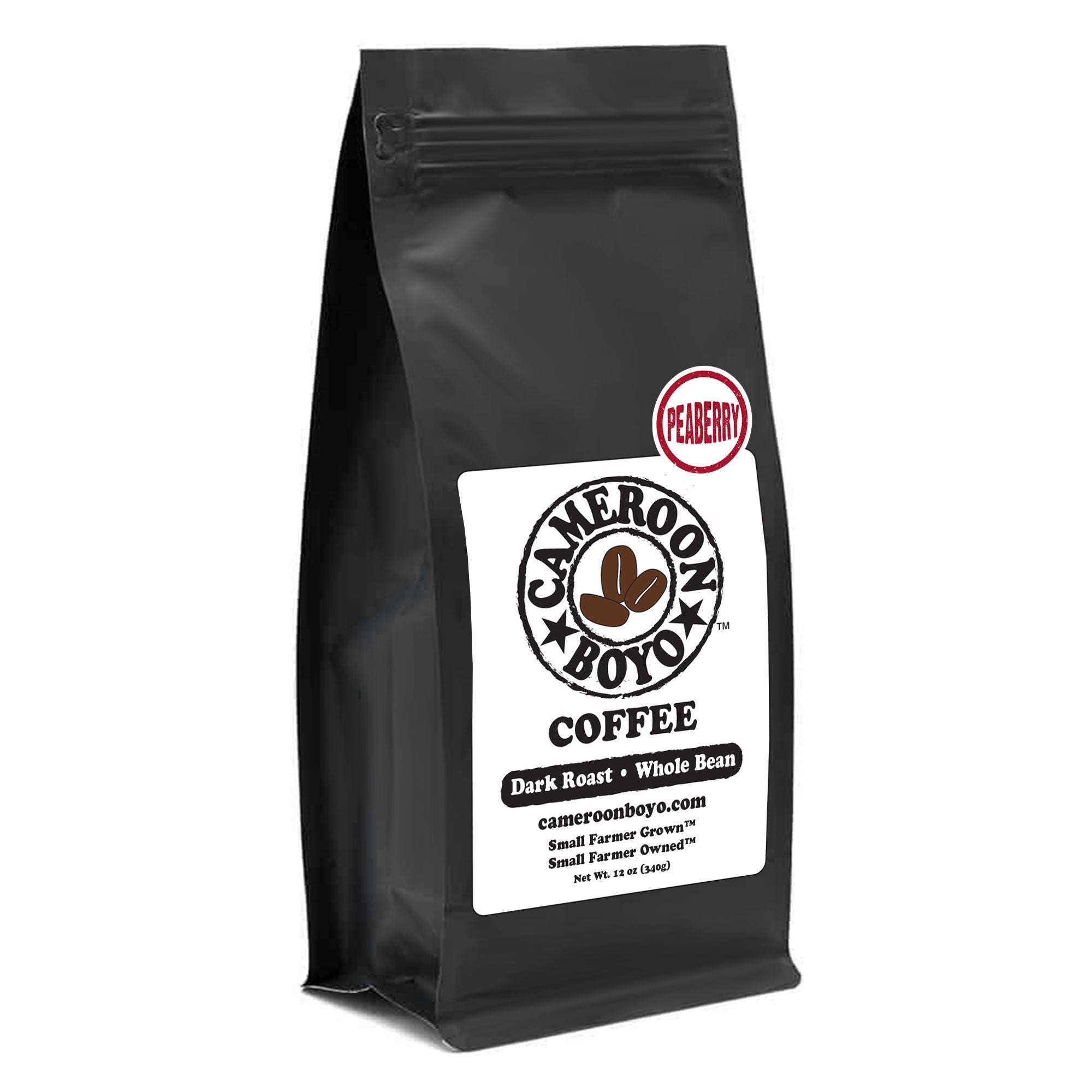 Cameroon Boyo™ Peaberry Coffee Dark Roast